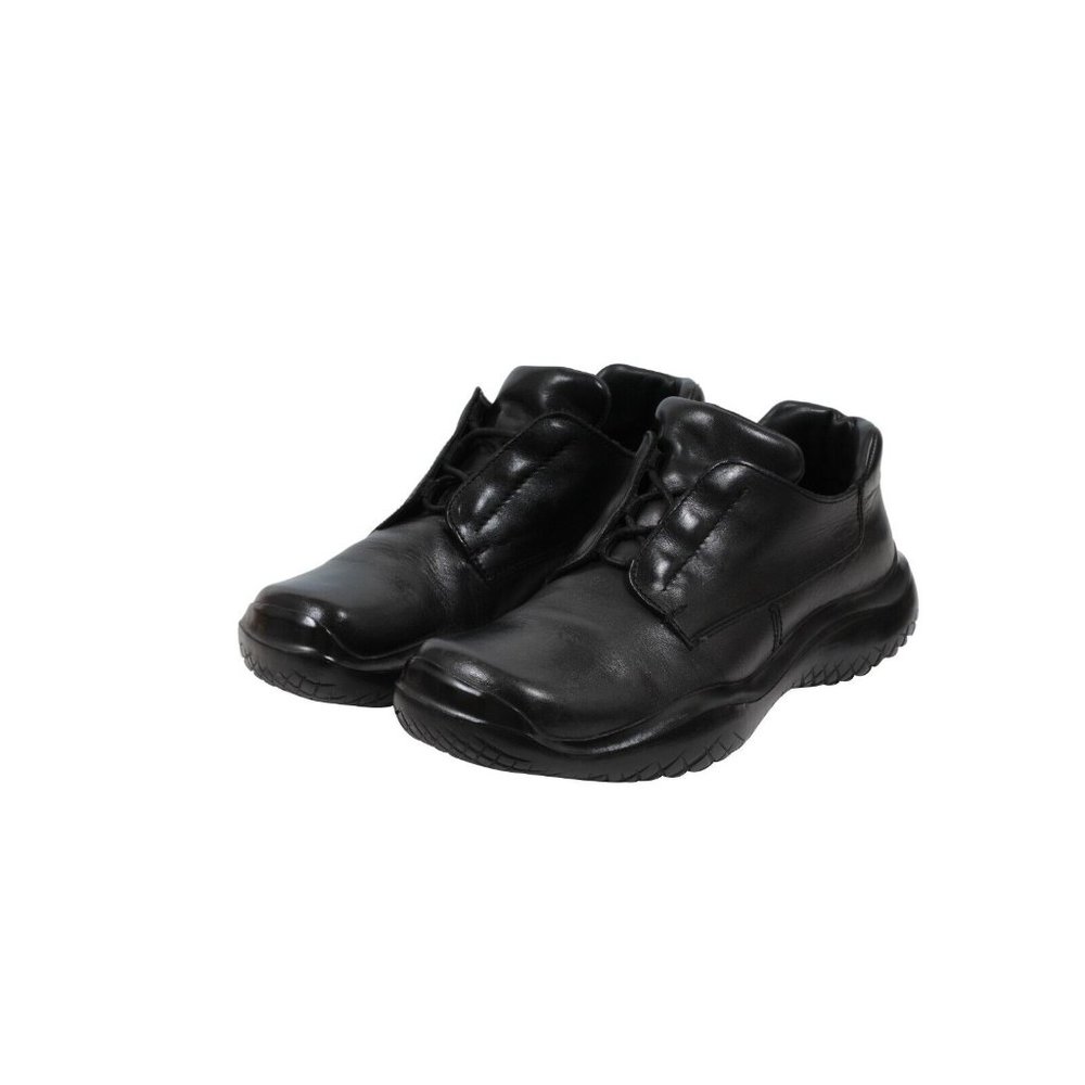 Prada Men Vintage Chunky Derby 7.5 UK8.5 Black Leather AW99 Square Toe Platform - Picture 3 of 11